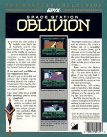 Space Station Oblivion - Box - Back Image