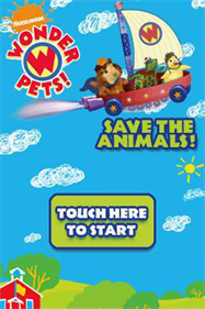 Wonder Pets!: Save the Animals! - Screenshot - Game Title Image