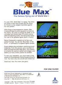 Blue Max - Box - Back Image