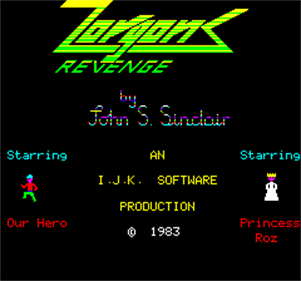 Zorgons Revenge - Screenshot - Game Title Image