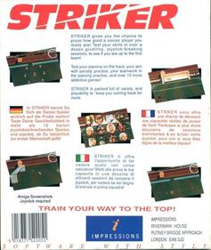 Striker Number Nine - Box - Back Image