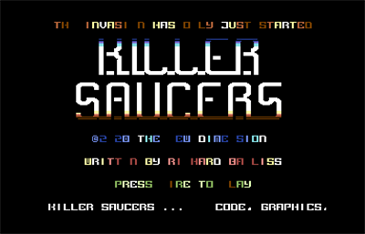 Killer Saucers - Screenshot - Game Title Image