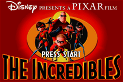 The Incredibles - Screenshot - Game Title Image