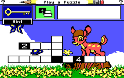 Mickey's Crossword Puzzle Maker - Screenshot - Gameplay Image