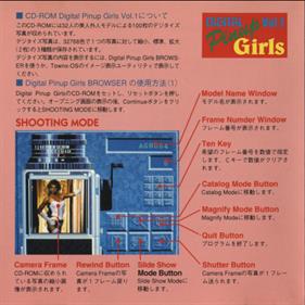 Digital Pinup Girls: Vol. 1 - Box - Back Image