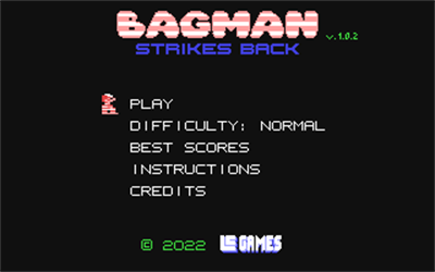 Bagman Strikes Back - Screenshot - Game Title Image
