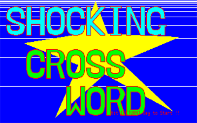 Shocking Cross Word - Screenshot - Game Title Image