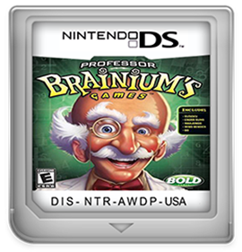 Professor Brainium's Games - Fanart - Cart - Front