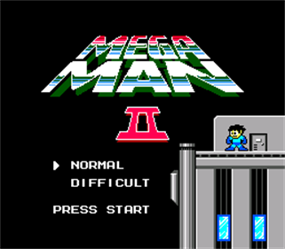 Mega Man II - Screenshot - Game Title Image