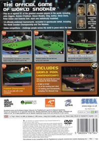 World Snooker Championship 2007 - Box - Back Image