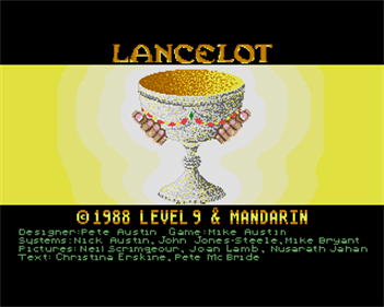 Lancelot - Screenshot - Game Title Image