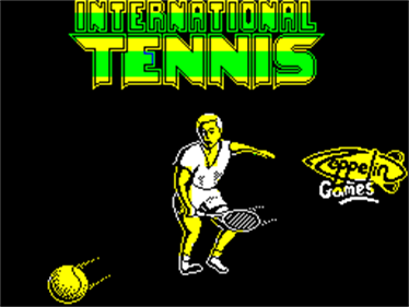 International Tennis - Screenshot - Game Title Image