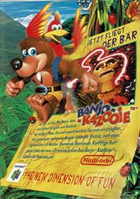 Banjo-Kazooie - Advertisement Flyer - Front Image