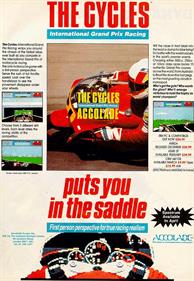 The Cycles: International Grand Prix Racing - Advertisement Flyer - Front Image