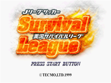 J.League Soccer: Jikkyou Survival League - Screenshot - Game Title Image