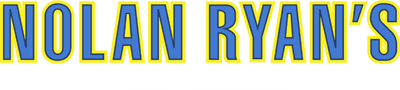 Nolan Ryan's Baseball - Clear Logo Image