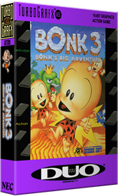Bonk 3: Bonk's Big Adventure - Box - 3D Image