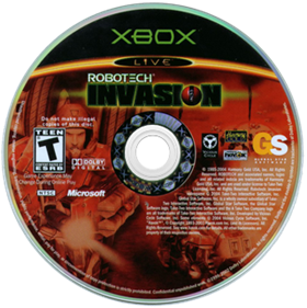 Robotech: Invasion - Disc Image