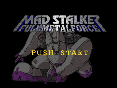 Mad Stalker: Full Metal Force - Screenshot - Game Title Image