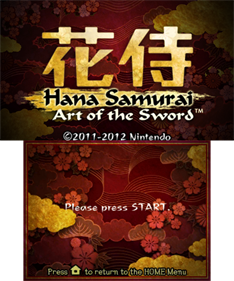 Sakura Samurai: Art of the Sword - Screenshot - Game Title Image