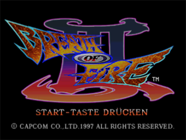 Breath of Fire III - Screenshot - Game Title Image