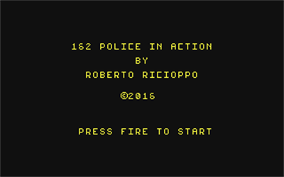 162 Police in Action - Screenshot - Game Title Image