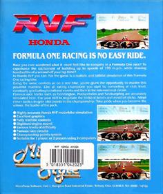 RVF Honda - Box - Back Image