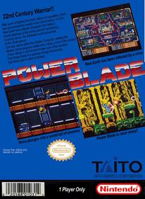 Power Blade - Box - Back Image