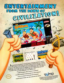 The Flintstones: The Treasure of Sierra Madrock - Advertisement Flyer - Front Image