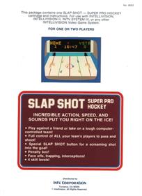 Slap Shot: Super Pro Hockey - Box - Back Image