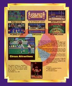 Circus Attractions - Box - Back Image