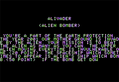 Alivader - Screenshot - Game Title Image