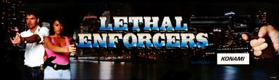 Lethal Enforcers - Arcade - Marquee Image