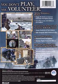 Medal of Honor: Frontline - Box - Back Image