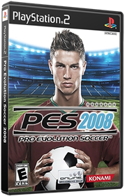 PES 2008: Pro Evolution Soccer - Box - 3D Image