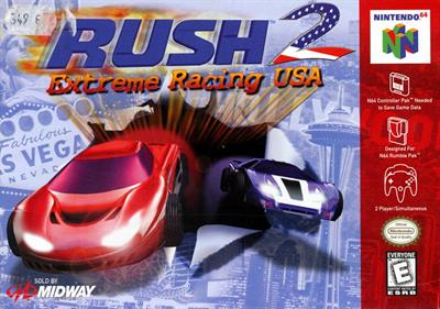 Rush 2: Extreme Racing USA - Box - Front Image