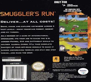 Smuggler's Run - Box - Back Image