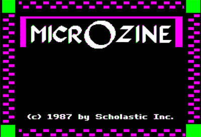 Microzine 21 - Screenshot - Game Title Image