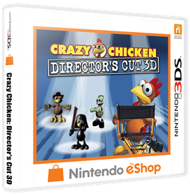 Crazy Chicken: Director's Cut 3D - Box - 3D Image