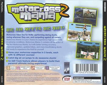Motocross Mania 2 - Box - Back Image