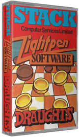Draughts (Stack Computer Services) - Box - 3D Image