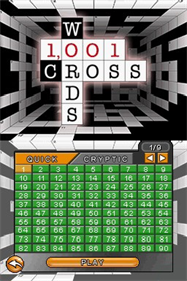 1001 Crosswords - Screenshot - Game Title Image