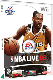 NBA Live 08 - Box - 3D Image