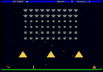 Mr Wobbly Leg Versus the Invaders from Space - Screenshot - Gameplay Image