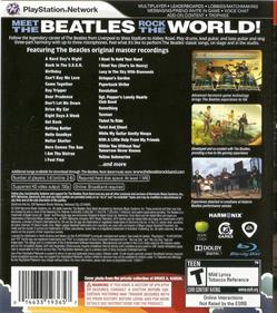 The Beatles: Rock Band - Box - Back Image