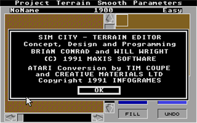 Sim City: Terrain Editor - Screenshot - Game Title Image