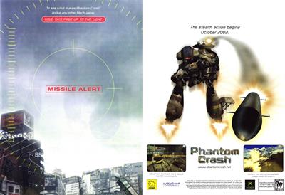Phantom Crash - Advertisement Flyer - Front Image