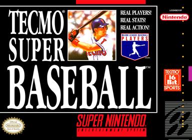 Tecmo Super Baseball - Box - Front