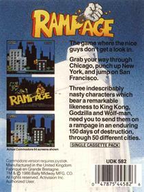 Rampage (European Version) - Box - Back Image