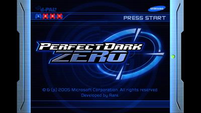 Perfect Dark Zero - Screenshot - Game Title Image